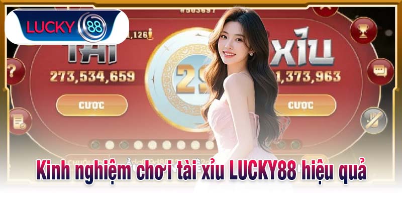 Kinh nghiệm chơi tài xỉu LUCKY88 hiệu quả